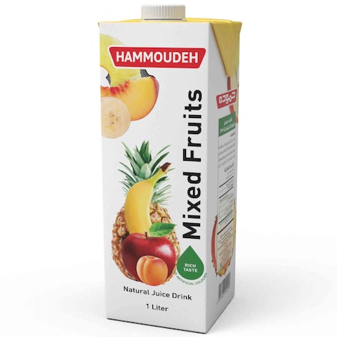 Hammoudeh Juice Mixed Fruits Nectar Flavor 1 Liter
