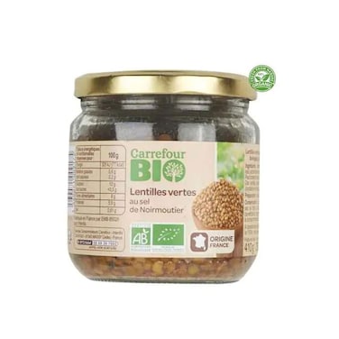 عدس عضوي عضوي من كارفور 446 مل