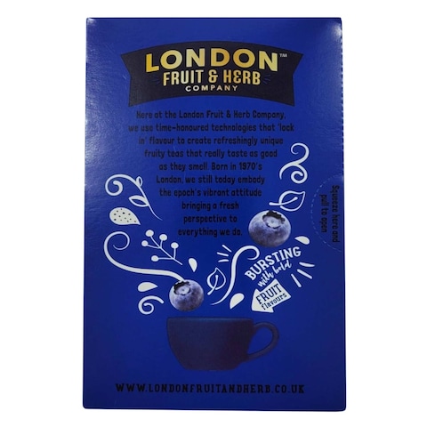 London Fruit &amp; Herb Blueberry Tea Bags 40g (20 Count)