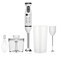 AFRA Hand Blender Set, Multiple Speed Settings, Stainless Steel, Multiple Attachments, 600W, Chopper, Mixing Cup, Whisk, G-Mark, ESMA, RoHS, CB, AF-14600BLCR, 2 Years Warranty