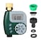 Generic-Digital Programmable Water Timer Weatherproof  Garden Lawn Faucet Hose Timer Automatic Irrigation Controller 1-Outlet Leakpoof Copper Connector with Stainless Steel Filter