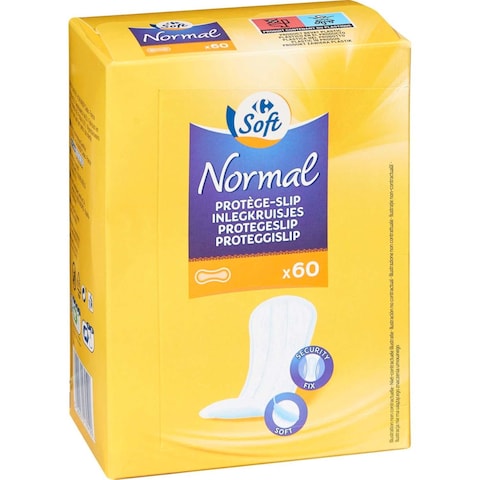 Carrefour Daily Pantyliners Soft Normal 60 Liners