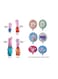 10 Pcs Peppa George Helium Foil Balloons Theme Birthday Party Decoration for Kids