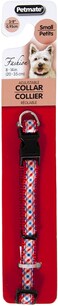Petmate Aspen Pet Fashion Cat Collar 3/8" X 8-12" Plaid Brick