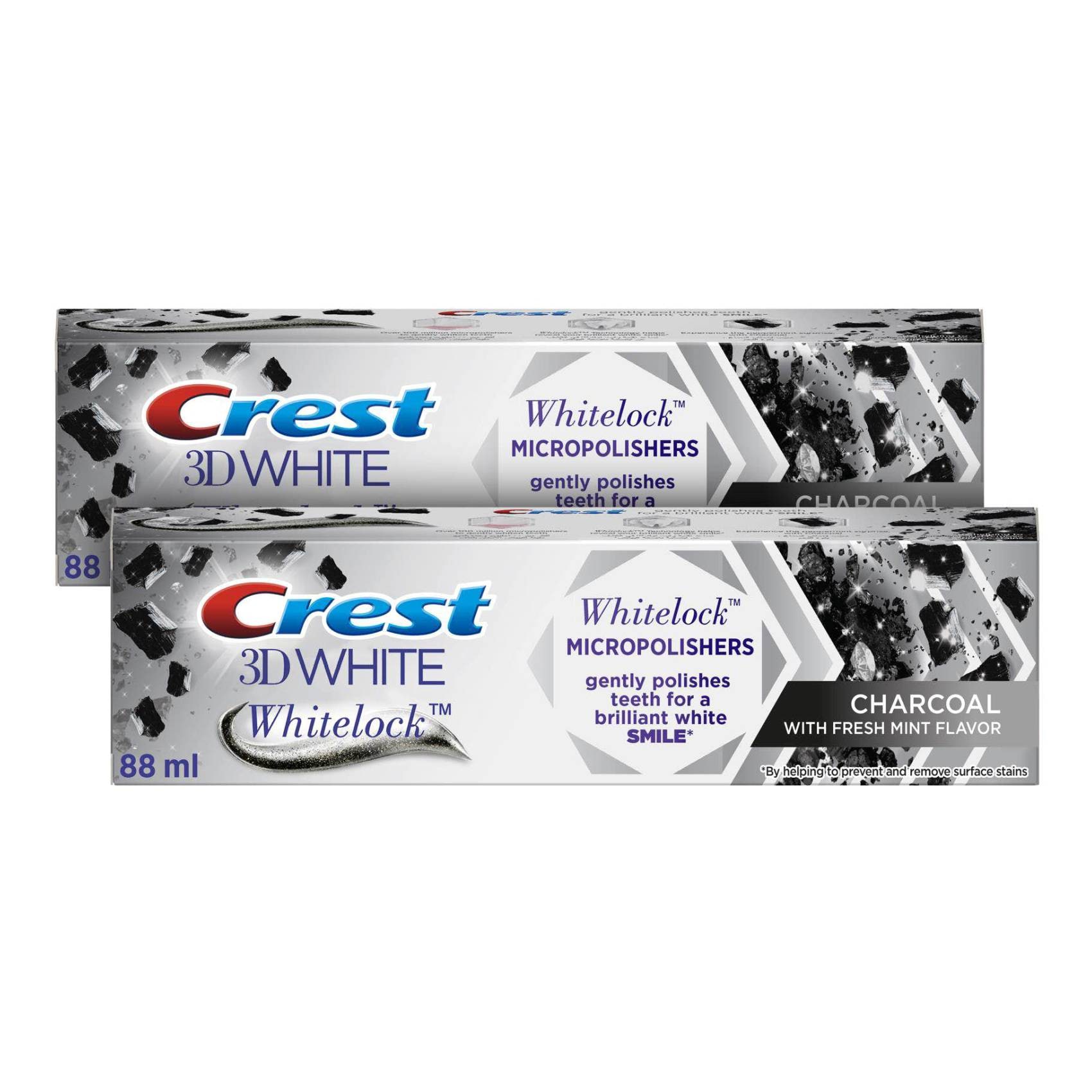 Buy Crest 3D White Whitelock Micropolishers Toothpaste with Charcoal ...
