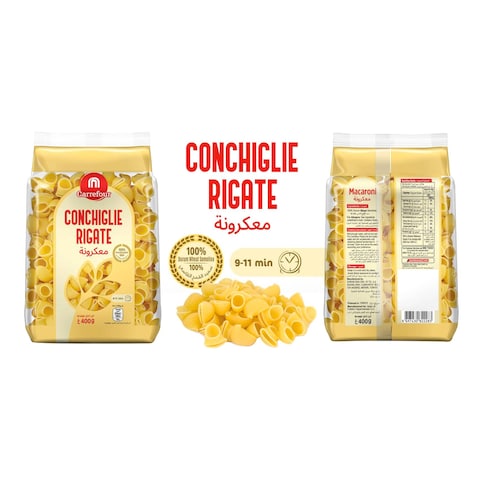 Carrefour Conchigle Rigate Pasta 400g