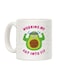 muGGyz Printed Ceramic Coffee Mug White