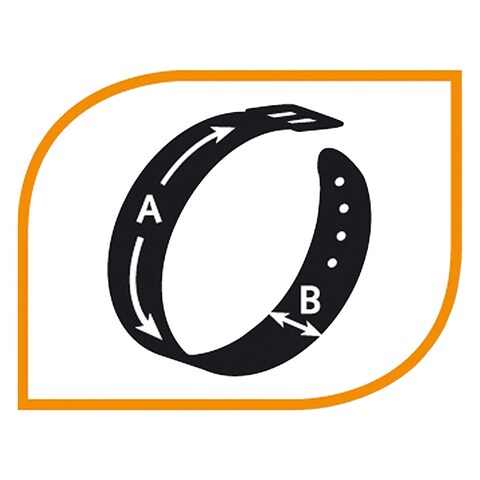 Ferplast 9017 Daytona Dog Collar Css20mm/50cm Black