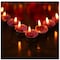 Sanbo-100 Pieces Tea light Candles Red 4x2inch