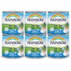 Buy Rainbow Lite Vitamin D Evaporated Liquid Milk 170g Pack of 6 in UAE