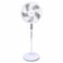 STARGOLD 16 Inch Electric Pedastal Fan 60W 3 Speeds Rotary Switcher 5 Blade Speed Controller Ideal for Office Bedroom Study Room Living Room