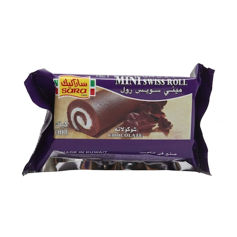 Sara Cake Mini Swiss Roll Chocolate 20g