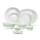 LARAH PLANO OPAL 50 PC DINNER SET SPRING FALL GREEN