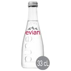 Buy evian  Natural Mineral Water 330ml Glass in UAE