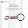 Amazing Thing Aircharm Smoothie Silicone with Keychain Ring Designed for AirTag Case Cover AirTags Holder (2021) - Pink