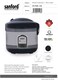 Sanford 2.8 Liters Rice Cooker, Grey/Black - SF1196RC BS