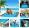 Blue beach mat large folding light weight for Travel, Camping, Hiking and Music Festivals