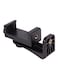 Generic Tripod Mount/Cell Phone Clipper Vertical Bracket Smartphone Clip Holder 360 Adapter For Mobile Black