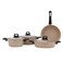 RoyalFord - Granite Cookware Set, 7 Pieces