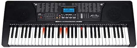 Mike Music 61 Keys Full Size Electronic Piano Keyboard portable Musical Instrument (825 with Bag)