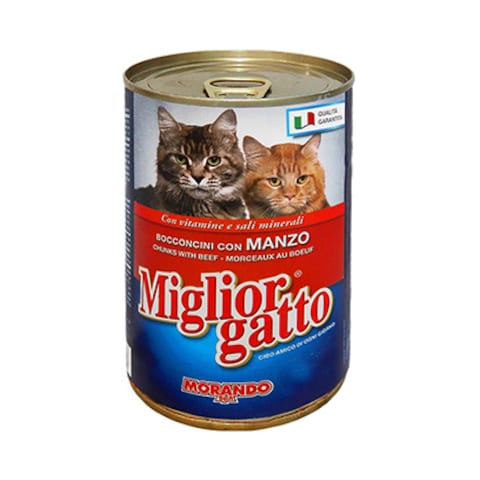 Miglior Gatto Beef With Cat Food 405GR
