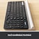 Logitech K780 Multi-Device Wireless Keyboard For Windows, Apple Android Or Chrome, Wireless 2.4Ghz And Bluetooth, Quiet, Pc/Mac/Laptop/Smartphone/Tablet, Qwerty Uk Layout - Dark Grey/White
