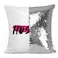Loud Universe - 16x16 inch Sequin Throw Pillow Magic Flip Pillow Hustle Work Hard Pillow