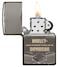 Zippo Harley-Davidson Armor Deep Carve Black Ice Lighter, 29165