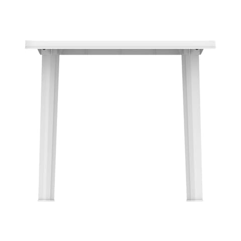 كوزمو بلاست طاولة مربعة مقاس 85 × 85 × 78 سم - أبيض