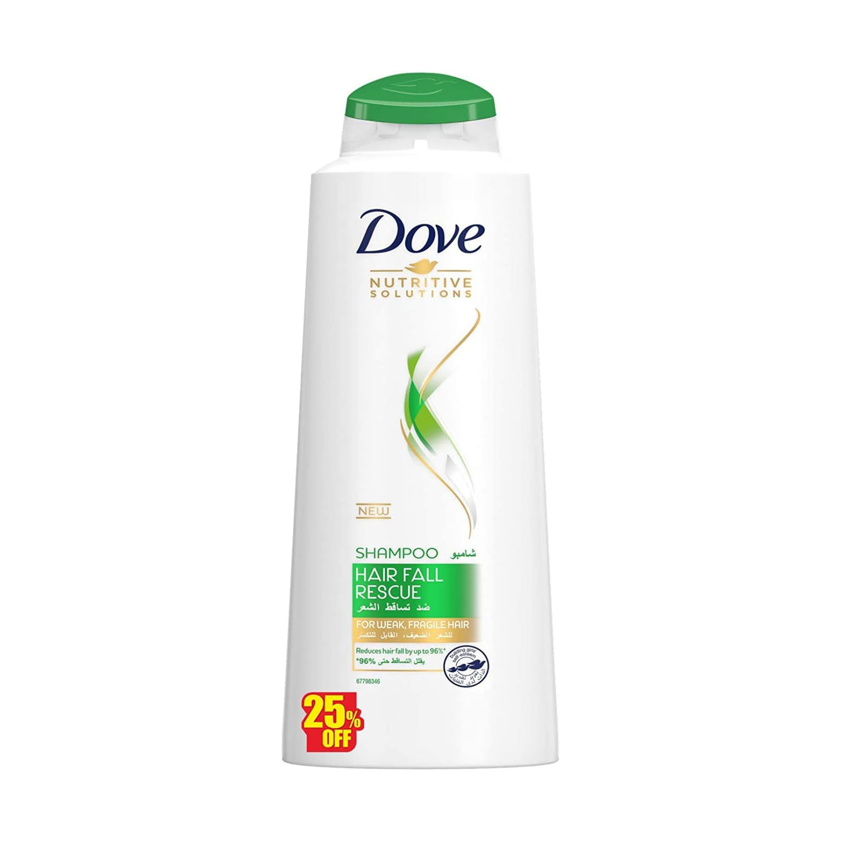 Dove Shampoo Hair Fall Rescue - 600Ml