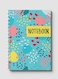 Lowha Spiral Notebook With 60 Sheets And Hard Paper Covers With Fantasy Shapes Design, For Jotting Notes And Reminders, For Work, University, School