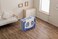 Rainbow Toys Kids Colorful Sweet Baby Playpen Plastic Children Play Fence Indoor Playground For Home Play Yard Baby Activity Center (Blue 10 Panels)