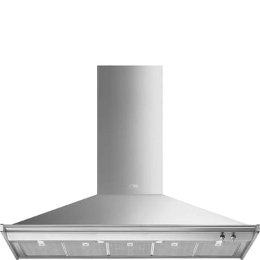 Smeg Classica Built-In Hood Chimmey KD150HXE Silver