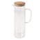 Glass Jug With Bamboo Lid
