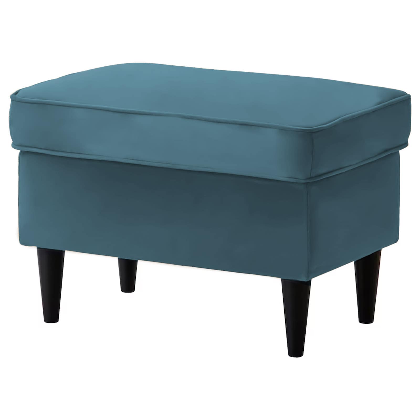 Buy In House Chair Footstool Velvet With Elegant Design - Dark ...