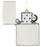 Zippo Classic Lighter 49193 Glow in the Dark Matte | Windproof | Luminous | White