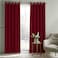 In House Velvet Curtains - Burgundy - 240x140 cm