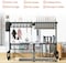 Dish drying rack Over the Sink Stainless Steel  Dish Drainer  Rack Holder with Draining Board Chopsticks Holder for Kitchenware