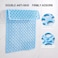 Non-Slip Bath Mat, Soft TPE Shower Mat with Suction Cups and Drain Holes, Bathroom Anti-Slip Mat for Shower, Bathtub (120 * 80cm, Grey)