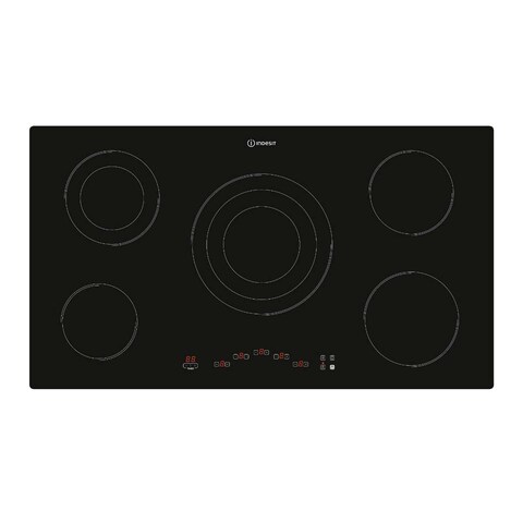 Indesit BI Built-in Electric Hob - 5 Burners - Black - RI-9112