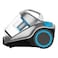 Hoover Power 7 Bagless Cyclonic Canister Vacuum Cleaner HC84-P7A-ME, 4 L, 2400 W, Blue and Silver, HEPA Filter