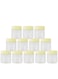 ALSAQER 12-Pieces (100 ml) Plastic Spice Storage Pet Jar -Sunpet Round Clear Jars with lid-Plastic Transperent Pet Bottles