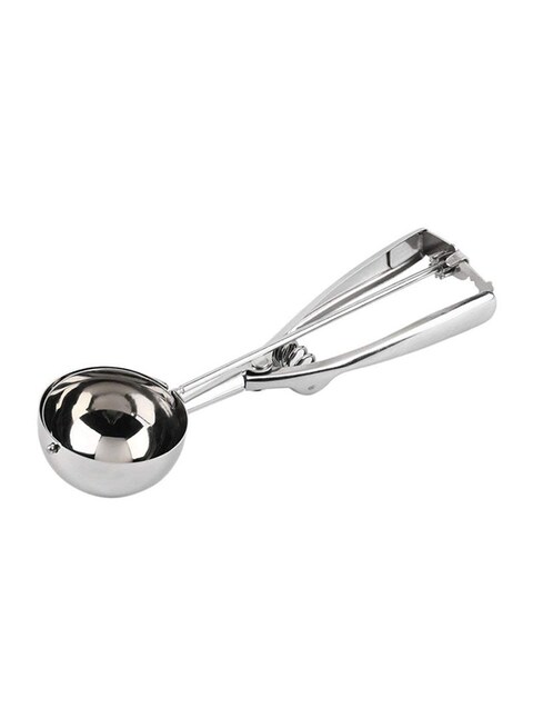 Generic Stylish Steel Ice Cream Scoop Silver 23cm