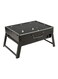 Generic Portable BBQ Charcoal Grill -Black 35X27X20cm