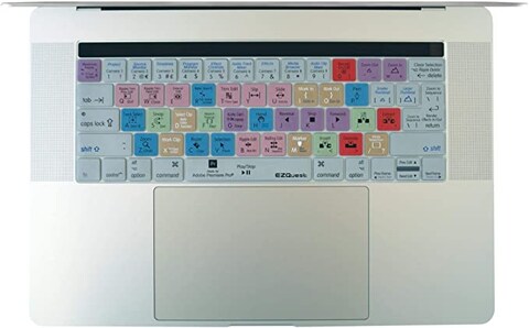 EZQuest Adobe Premiere Pro Keyboard Cover For the 13.3&quot; &amp; 15.4&quot; MacBook Pro with Touch Bar (Late 2016)