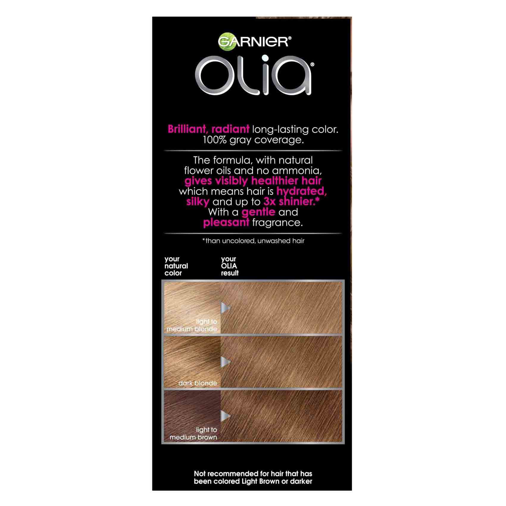 Garnier Olia Ammonia-Free Permanent Hair Colour 7.0 Dark Blonde Pack of 2