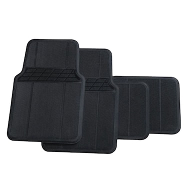 Mb 4 Pc Tread Car Mat Beige (91043)