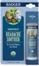 Badger Company, Organic, Headache Soother, Peppermint &amp; Lavender.60 OZ (17 G)