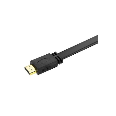 Zero Flat Cable HDMI to HDMI High - 5 Meter - Black