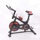Marshal Fitness&reg; Indoor Exercise Spinning Bike Cycling Spine Bike Cardio Workout Driven Flywheel Cycling Adjustable Handlebars Seat Resistance Digital Monitor-1825